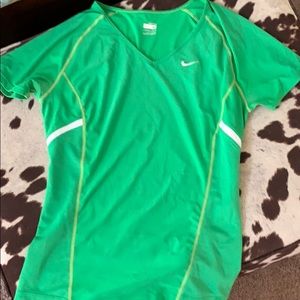 Green Nike Athletic Top